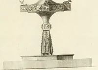 An illustration from The builder's magazine, or, A universal dictionary for architects, carpenters, masons, bricklayers, &c. as well as for every gentleman who would wish to be a competent judge of the elegant and necessary art of building : consisting of designs in architecture ... : together with the plans and sections serving as an unerring assistant in the construction of any building, from a palace to a cottage ... (1800)