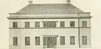 An illustration from The builder's magazine, or, A universal dictionary for architects, carpenters, masons, bricklayers, &c. as well as for every gentleman who would wish to be a competent judge of the elegant and necessary art of building : consisting of designs in architecture ... : together with the plans and sections serving as an unerring assistant in the construction of any building, from a palace to a cottage ... (1800)