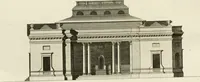 An illustration from The builder's magazine, or, A universal dictionary for architects, carpenters, masons, bricklayers, &c. as well as for every gentleman who would wish to be a competent judge of the elegant and necessary art of building : consisting of designs in architecture ... : together with the plans and sections serving as an unerring assistant in the construction of any building, from a palace to a cottage ... (1800)