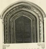 An illustration from The builder's magazine, or, A universal dictionary for architects, carpenters, masons, bricklayers, &c. as well as for every gentleman who would wish to be a competent judge of the elegant and necessary art of building : consisting of designs in architecture ... : together with the plans and sections serving as an unerring assistant in the construction of any building, from a palace to a cottage ... (1800)