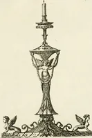 An illustration from The builder's magazine, or, A universal dictionary for architects, carpenters, masons, bricklayers, &c. as well as for every gentleman who would wish to be a competent judge of the elegant and necessary art of building : consisting of designs in architecture ... : together with the plans and sections serving as an unerring assistant in the construction of any building, from a palace to a cottage ... (1800)