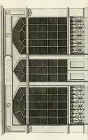An illustration from The builder's magazine, or, A universal dictionary for architects, carpenters, masons, bricklayers, &c. as well as for every gentleman who would wish to be a competent judge of the elegant and necessary art of building : consisting of designs in architecture ... : together with the plans and sections serving as an unerring assistant in the construction of any building, from a palace to a cottage ... (1800)