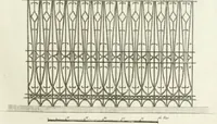 An illustration from The builder's magazine, or, A universal dictionary for architects, carpenters, masons, bricklayers, &c. as well as for every gentleman who would wish to be a competent judge of the elegant and necessary art of building : consisting of designs in architecture ... : together with the plans and sections serving as an unerring assistant in the construction of any building, from a palace to a cottage ... (1800)