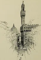 An illustration from The builders of Florence (1907)