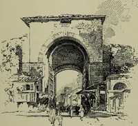 An illustration from The builders of Florence (1907)