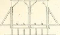 An illustration from The builder's practical director; or, Buildings for all classes, containing plans, sections and elevations for the erection of cottages, villas, farm buildings, dispensaries, public schools, &c., with detailed estimates, quantities, prices, &c. .. (1855)