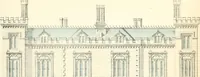 An illustration from The builder's practical director; or, Buildings for all classes, containing plans, sections and elevations for the erection of cottages, villas, farm buildings, dispensaries, public schools, &c., with detailed estimates, quantities, prices, &c. .. (1855)
