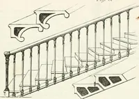 An illustration from The builder's practical director; or, Buildings for all classes, containing plans, sections and elevations for the erection of cottages, villas, farm buildings, dispensaries, public schools, &c., with detailed estimates, quantities, prices, &c. .. (1855)
