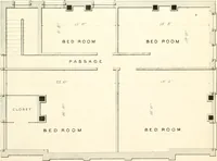 An illustration from The builder's practical director; or, Buildings for all classes, containing plans, sections and elevations for the erection of cottages, villas, farm buildings, dispensaries, public schools, &c., with detailed estimates, quantities, prices, &c. .. (1855)