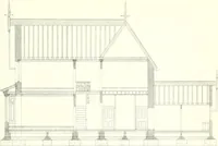 An illustration from The builder's practical director; or, Buildings for all classes, containing plans, sections and elevations for the erection of cottages, villas, farm buildings, dispensaries, public schools, &c., with detailed estimates, quantities, prices, &c. .. (1855)