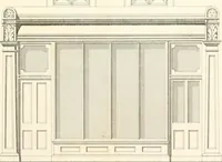 An illustration from The builder's practical director; or, Buildings for all classes, containing plans, sections and elevations for the erection of cottages, villas, farm buildings, dispensaries, public schools, &c., with detailed estimates, quantities, prices, &c. .. (1855)