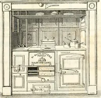 An illustration from The builder's practical director; or, Buildings for all classes, containing plans, sections and elevations for the erection of cottages, villas, farm buildings, dispensaries, public schools, &c., with detailed estimates, quantities, prices, &c. .. (1855)