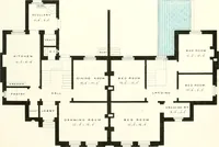 An illustration from The builder's practical director; or, Buildings for all classes, containing plans, sections and elevations for the erection of cottages, villas, farm buildings, dispensaries, public schools, &c., with detailed estimates, quantities, prices, &c. .. (1855)