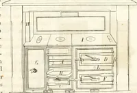 An illustration from The builder's practical director; or, Buildings for all classes, containing plans, sections and elevations for the erection of cottages, villas, farm buildings, dispensaries, public schools, &c., with detailed estimates, quantities, prices, &c. .. (1855)