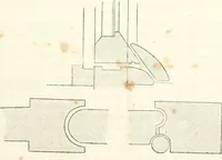 An illustration from The builder's practical director; or, Buildings for all classes, containing plans, sections and elevations for the erection of cottages, villas, farm buildings, dispensaries, public schools, &c., with detailed estimates, quantities, prices, &c. .. (1855)