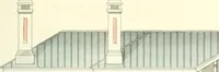 An illustration from The builder's practical director; or, Buildings for all classes, containing plans, sections and elevations for the erection of cottages, villas, farm buildings, dispensaries, public schools, &c., with detailed estimates, quantities, prices, &c. .. (1855)