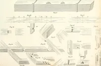An illustration from The builder's practical director; or, Buildings for all classes, containing plans, sections and elevations for the erection of cottages, villas, farm buildings, dispensaries, public schools, &c., with detailed estimates, quantities, prices, &c. .. (1855)