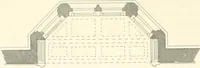 An illustration from The builder's practical director; or, Buildings for all classes, containing plans, sections and elevations for the erection of cottages, villas, farm buildings, dispensaries, public schools, &c., with detailed estimates, quantities, prices, &c. .. (1855)