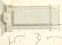An illustration from The builder's practical director; or, Buildings for all classes, containing plans, sections and elevations for the erection of cottages, villas, farm buildings, dispensaries, public schools, &c., with detailed estimates, quantities, prices, &c. .. (1855)