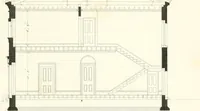 An illustration from The builder's practical director; or, Buildings for all classes, containing plans, sections and elevations for the erection of cottages, villas, farm buildings, dispensaries, public schools, &c., with detailed estimates, quantities, prices, &c. .. (1855)