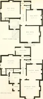 An illustration from The builder's practical director; or, Buildings for all classes, containing plans, sections and elevations for the erection of cottages, villas, farm buildings, dispensaries, public schools, &c., with detailed estimates, quantities, prices, &c. .. (1855)