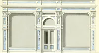 An illustration from The builder's practical director; or, Buildings for all classes, containing plans, sections and elevations for the erection of cottages, villas, farm buildings, dispensaries, public schools, &c., with detailed estimates, quantities, prices, &c. .. (1855)