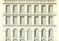 An illustration from The builder's practical director; or, Buildings for all classes, containing plans, sections and elevations for the erection of cottages, villas, farm buildings, dispensaries, public schools, &c., with detailed estimates, quantities, prices, &c. .. (1855)