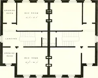 An illustration from The builder's practical director; or, Buildings for all classes, containing plans, sections and elevations for the erection of cottages, villas, farm buildings, dispensaries, public schools, &c., with detailed estimates, quantities, prices, &c. .. (1855)