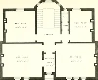 An illustration from The builder's practical director; or, Buildings for all classes, containing plans, sections and elevations for the erection of cottages, villas, farm buildings, dispensaries, public schools, &c., with detailed estimates, quantities, prices, &c. .. (1855)