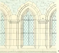 An illustration from The builder's practical director; or, Buildings for all classes, containing plans, sections and elevations for the erection of cottages, villas, farm buildings, dispensaries, public schools, &c., with detailed estimates, quantities, prices, &c. .. (1855)