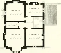 An illustration from The builder's practical director; or, Buildings for all classes, containing plans, sections and elevations for the erection of cottages, villas, farm buildings, dispensaries, public schools, &c., with detailed estimates, quantities, prices, &c. .. (1855)