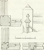 An illustration from The builder's practical director; or, Buildings for all classes, containing plans, sections and elevations for the erection of cottages, villas, farm buildings, dispensaries, public schools, &c., with detailed estimates, quantities, prices, &c. .. (1855)