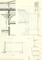 An illustration from The builder's practical director; or, Buildings for all classes, containing plans, sections and elevations for the erection of cottages, villas, farm buildings, dispensaries, public schools, &c., with detailed estimates, quantities, prices, &c. .. (1855)