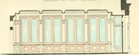An illustration from The builder's practical director; or, Buildings for all classes, containing plans, sections and elevations for the erection of cottages, villas, farm buildings, dispensaries, public schools, &c., with detailed estimates, quantities, prices, &c. .. (1855)