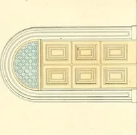 An illustration from The builder's practical director; or, Buildings for all classes, containing plans, sections and elevations for the erection of cottages, villas, farm buildings, dispensaries, public schools, &c., with detailed estimates, quantities, prices, &c. .. (1855)