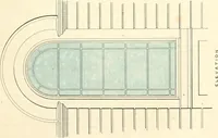 An illustration from The builder's practical director; or, Buildings for all classes, containing plans, sections and elevations for the erection of cottages, villas, farm buildings, dispensaries, public schools, &c., with detailed estimates, quantities, prices, &c. .. (1855)