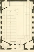 An illustration from The builder's practical director; or, Buildings for all classes, containing plans, sections and elevations for the erection of cottages, villas, farm buildings, dispensaries, public schools, &c., with detailed estimates, quantities, prices, &c. .. (1855)