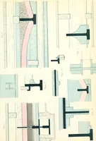 An illustration from The builder's practical director; or, Buildings for all classes, containing plans, sections and elevations for the erection of cottages, villas, farm buildings, dispensaries, public schools, &c., with detailed estimates, quantities, prices, &c. .. (1855)