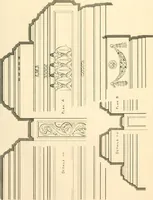 An illustration from The builder's practical director; or, Buildings for all classes, containing plans, sections and elevations for the erection of cottages, villas, farm buildings, dispensaries, public schools, &c., with detailed estimates, quantities, prices, &c. .. (1855)