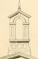 An illustration from The builder's practical director; or, Buildings for all classes, containing plans, sections and elevations for the erection of cottages, villas, farm buildings, dispensaries, public schools, &c., with detailed estimates, quantities, prices, &c. .. (1855)