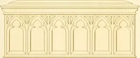 An illustration from The builder's practical director; or, Buildings for all classes, containing plans, sections and elevations for the erection of cottages, villas, farm buildings, dispensaries, public schools, &c., with detailed estimates, quantities, prices, &c. .. (1855)