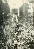 An illustration from Building the emergency fleet; a historical narrative of the problems and achievements of the United States shipping board emergency fleet corporation (1920)