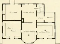 An illustration from Buildings and structures of American railroads. A reference book for railroad managers, superintendents, master mechanics, engineers, architects, and students (1893)
