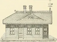 An illustration from Buildings and structures of American railroads. A reference book for railroad managers, superintendents, master mechanics, engineers, architects, and students (1893)