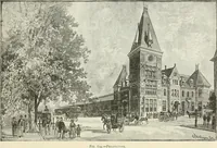 An illustration from Buildings and structures of American railroads. A reference book for railroad managers, superintendents, master mechanics, engineers, architects, and students (1893)