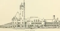 An illustration from Buildings and structures of American railroads. A reference book for railroad managers, superintendents, master mechanics, engineers, architects, and students (1893)