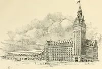 An illustration from Buildings and structures of American railroads. A reference book for railroad managers, superintendents, master mechanics, engineers, architects, and students (1893)