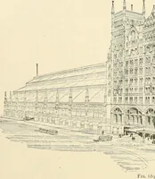 An illustration from Buildings and structures of American railroads. A reference book for railroad managers, superintendents, master mechanics, engineers, architects, and students (1893)