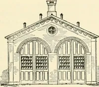 An illustration from Buildings and structures of American railroads. A reference book for railroad managers, superintendents, master mechanics, engineers, architects, and students (1893)