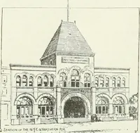 Picture 312 of 398 from Buildings and structures of American railroads. A reference book for railroad managers, superintendents, master mechanics, engineers, architects, and students (1893), leaf 351